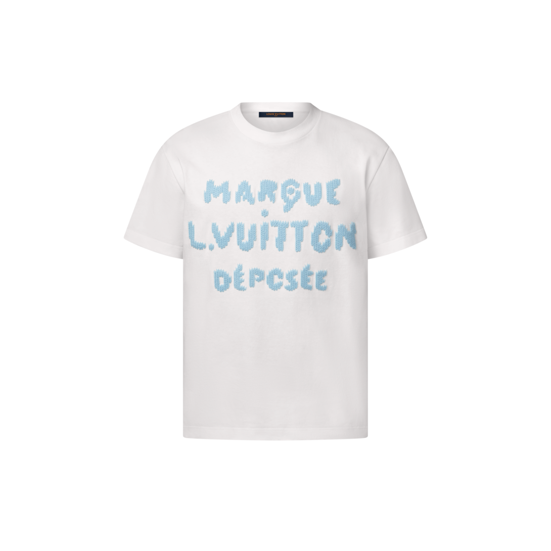 【LOUISVUITTON】ルイ ヴィトン エンブロイダリーワッペンTシャツ LOUISVUITTON】ルイ ヴィトン エンブロイダリーワッペンTシャツ